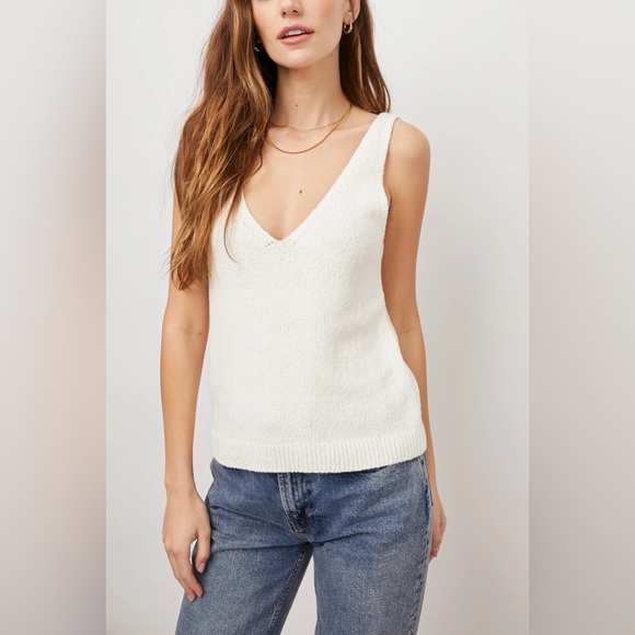 Rails Tops - Rails Maise Knitted cotton blend Tank size M